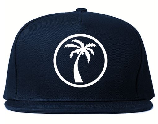 Palm Tree Chest Logo Snapback Hat Cap - Image 2