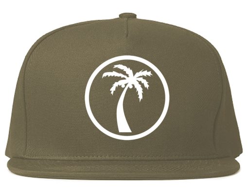 Palm Tree Chest Logo Snapback Hat Cap - Image 3