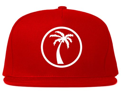 Palm Tree Chest Logo Snapback Hat Cap - Image 4