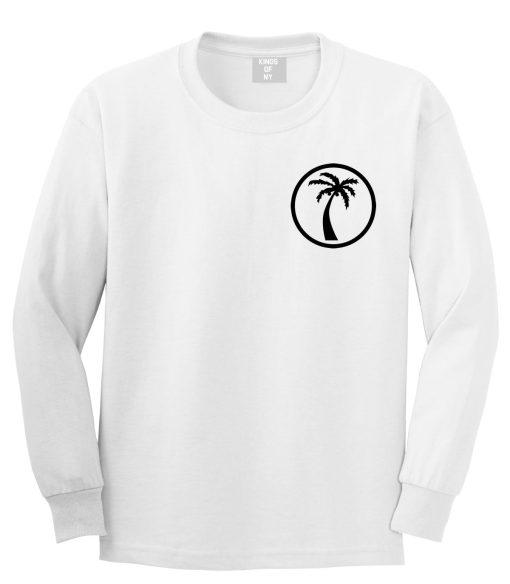 Palm Tree Chest Logo Long Sleeve T-Shirt - Image 2