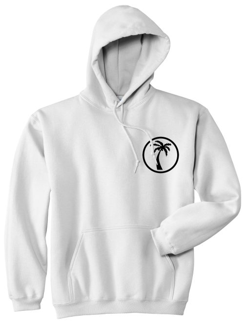 Palm Tree Chest Logo Pullover Hoodie Hoody - Image 2