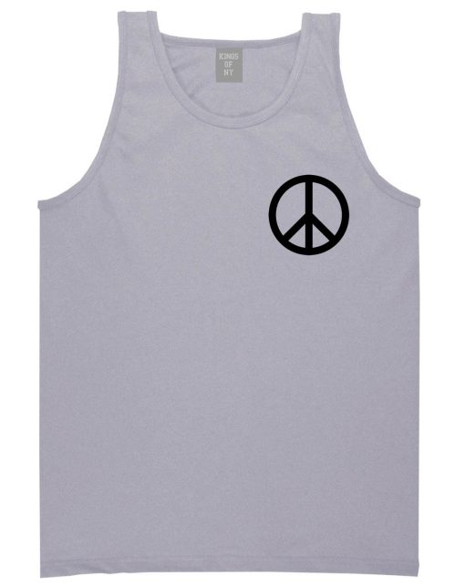 Peace Sign Symbol Meme Tank Top - Image 3
