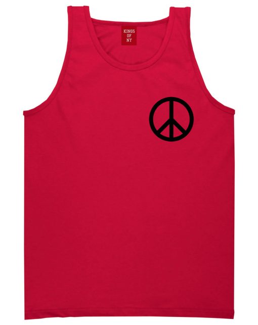 Peace Sign Symbol Meme Tank Top - Image 4