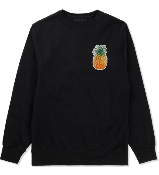 Pineapple Chest Logo Meme Crewneck Sweatshirt