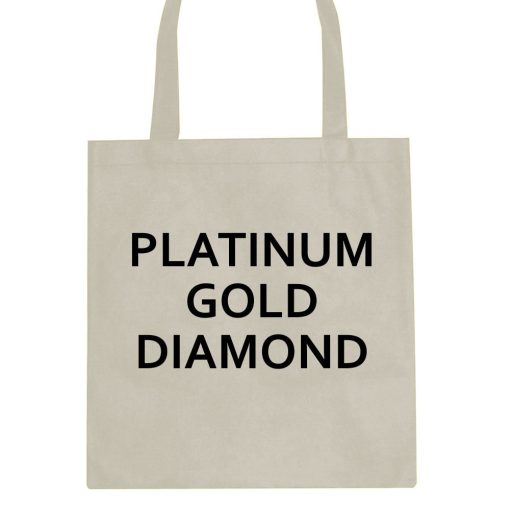 Platinum Gold Diamond Tote Bag - Image 3