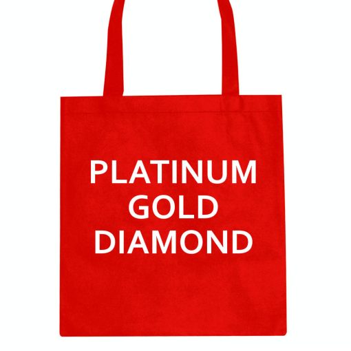 Platinum Gold Diamond Tote Bag - Image 4