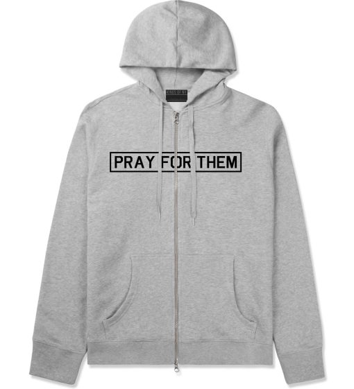 Pray For Them Fall15 Zip Up Hoodie Hoody - Image 2