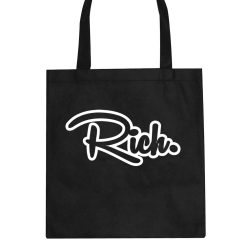 Rich Script Tote Bag