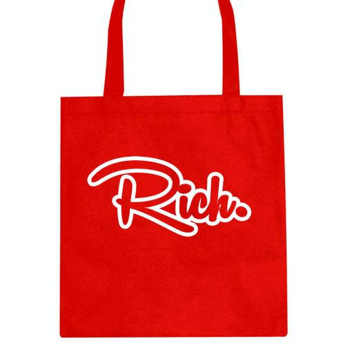 Rich Script Tote Bag - Image 4