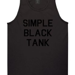 Simple Black Tank Top