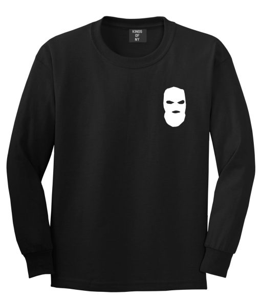 Ski Mask Way Robber Chest Logo Long Sleeve T-Shirt