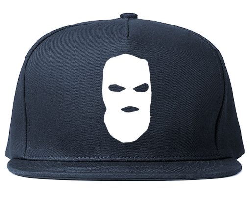 Ski Mask Way Robber Chest Logo Snapback Hat - Image 2