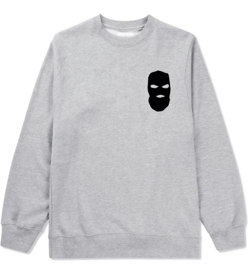 Ski Mask Way Robber Chest Logo Crewneck Sweatshirt - Image 3