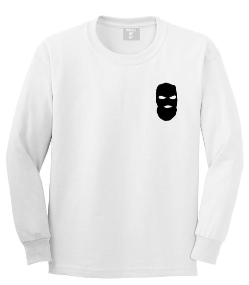 Ski Mask Way Robber Chest Logo Long Sleeve T-Shirt - Image 2