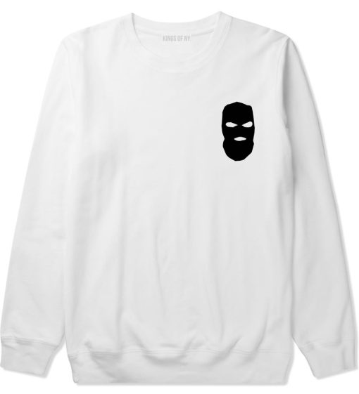 Ski Mask Way Robber Chest Logo Crewneck Sweatshirt - Image 2