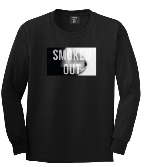 Smoked Out Weed Marijuana Smoke Long Sleeve T-Shirt