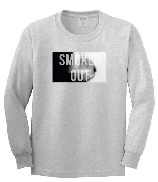 Smoked Out Weed Marijuana Smoke Long Sleeve T-Shirt - Image 2