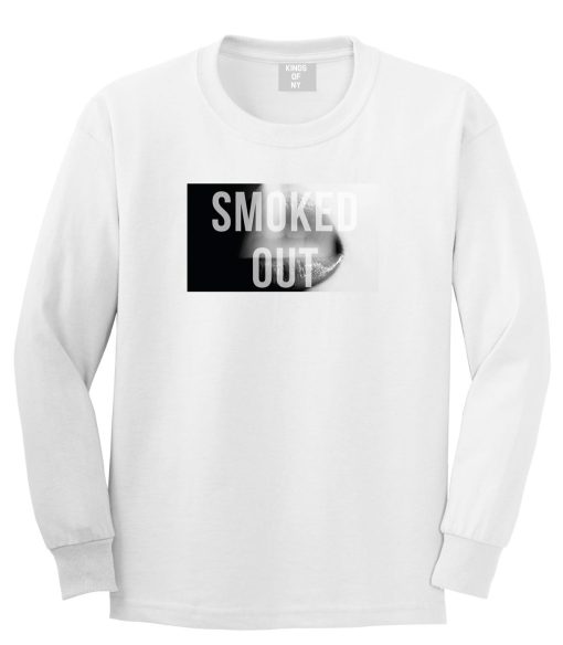 Smoked Out Weed Marijuana Smoke Long Sleeve T-Shirt - Image 3