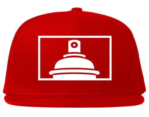 Spraycan Rectangle Logo Graffiti Snapback Hat - Image 3