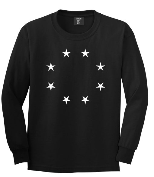 Stars Circle Goth Ghetto Long Sleeve T-Shirt