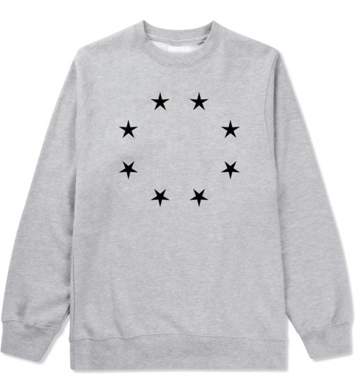 Stars Circle Goth Ghetto Crewneck Sweatshirt - Image 2