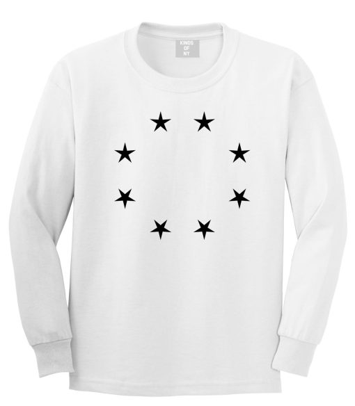 Stars Circle Goth Ghetto Long Sleeve T-Shirt - Image 3