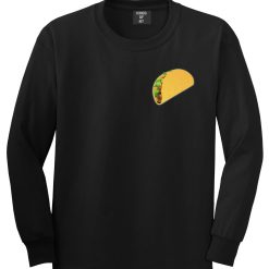 Taco Meme Chest Long Sleeve T-Shirt
