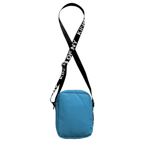 Teal Blue Logo Mens Shoulder Bag - Image 2