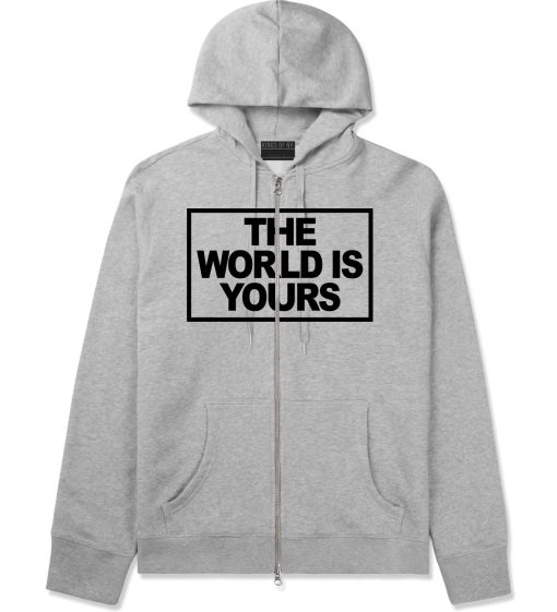 The World Is Yours Zip Up Hoodie - Image 2
