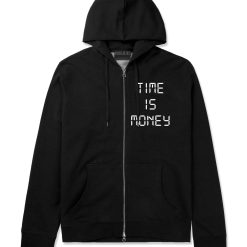 Time Is Money Zip Up Hoodie