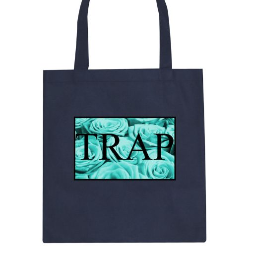 Trap Floral Pattern Tote Bag - Image 2