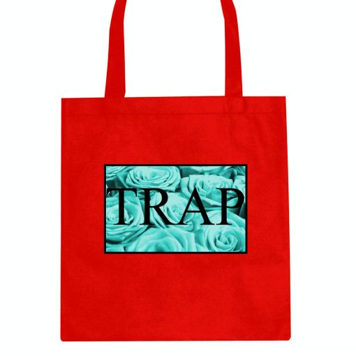 Trap Floral Pattern Tote Bag - Image 4