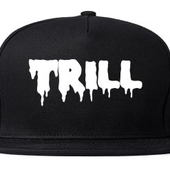 Trill Blood Drip Font Snapback Hat