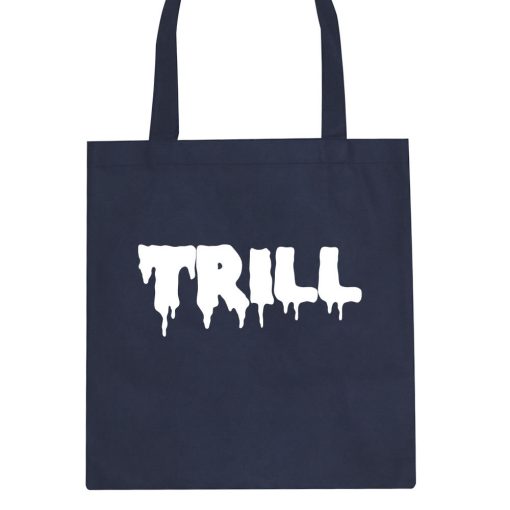 Trill Blood Drip Font Tote Bag - Image 2