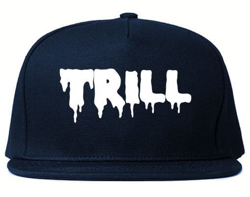 Trill Blood Drip Font Snapback Hat - Image 2