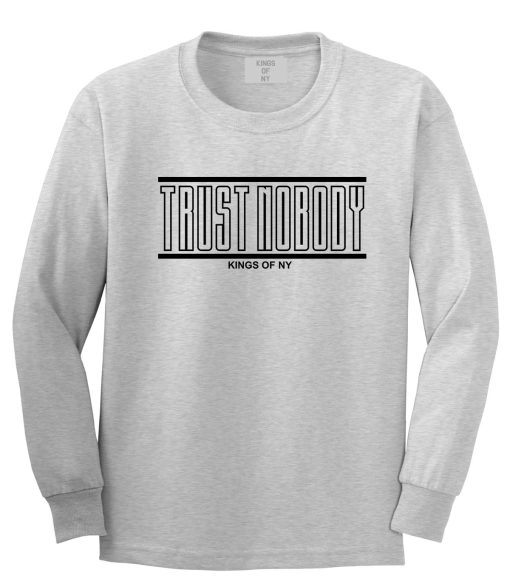Trust Nobody Long Sleeve T-Shirt - Image 2