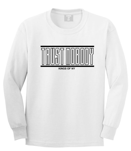 Trust Nobody Long Sleeve T-Shirt - Image 3
