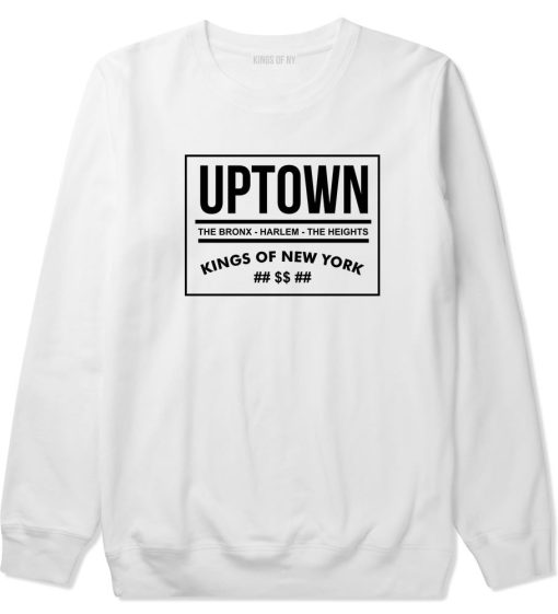 Uptown Bronx Harlem Washington Heights Crewneck Sweatshirt - Image 3