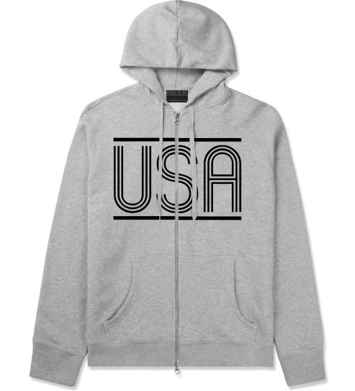 USA America Fall15 Zip Up Hoodie Hoody - Image 2