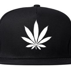 Weed Leaf Marijuana Snapback Hat