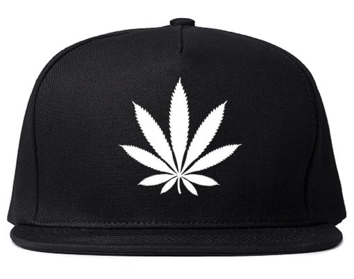 Weed Leaf Marijuana Snapback Hat