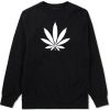 Weed Leaf Marijuana Crewneck Sweatshirt