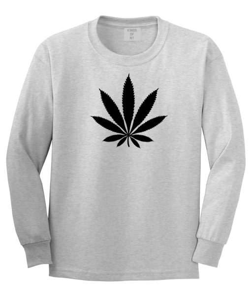Weed Leaf Marijuana Long Sleeve T-Shirt - Image 2