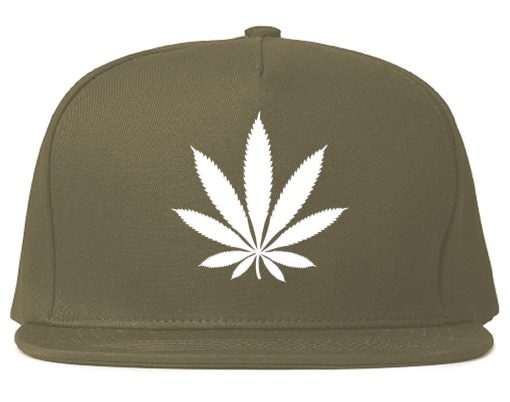Weed Leaf Marijuana Snapback Hat - Image 4
