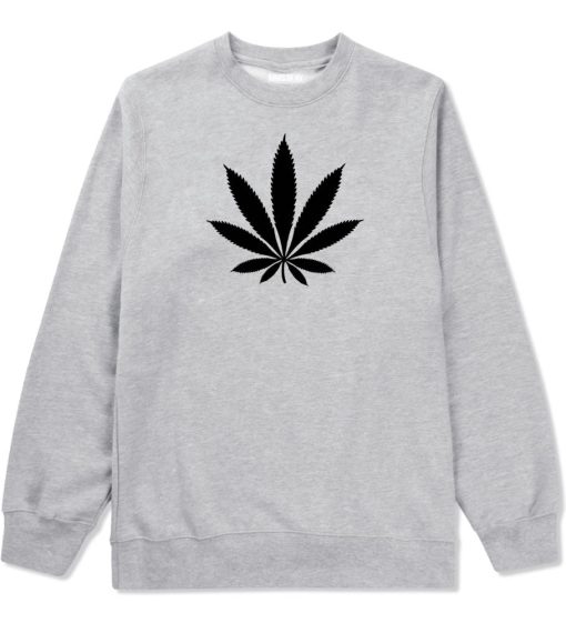 Weed Leaf Marijuana Crewneck Sweatshirt - Image 2