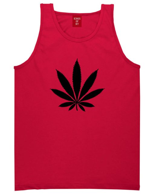 Weed Leaf Marijuana Tank Top - Image 2