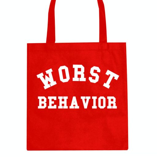 Worst Behavior Tote Bag - Image 4
