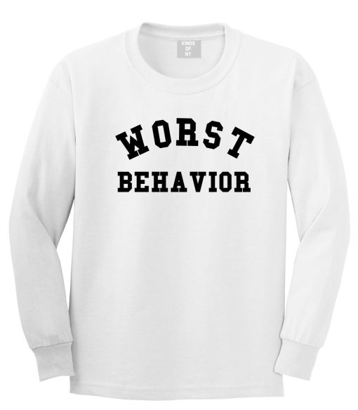 Worst Behavior Long Sleeve T-Shirt - Image 3