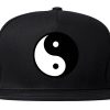 Yin and Yang Chest Graphic Snapback Hat Cap
