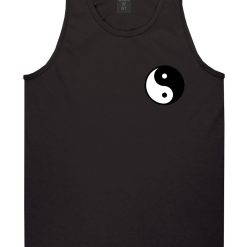 Yin and Yang Chest Graphic Tank Top